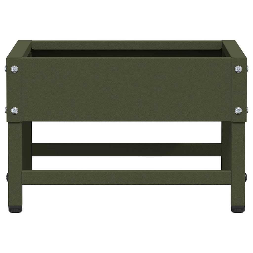 Mangiatore per Uccelli Verde oliva 80 x 28 x 13.5 cm