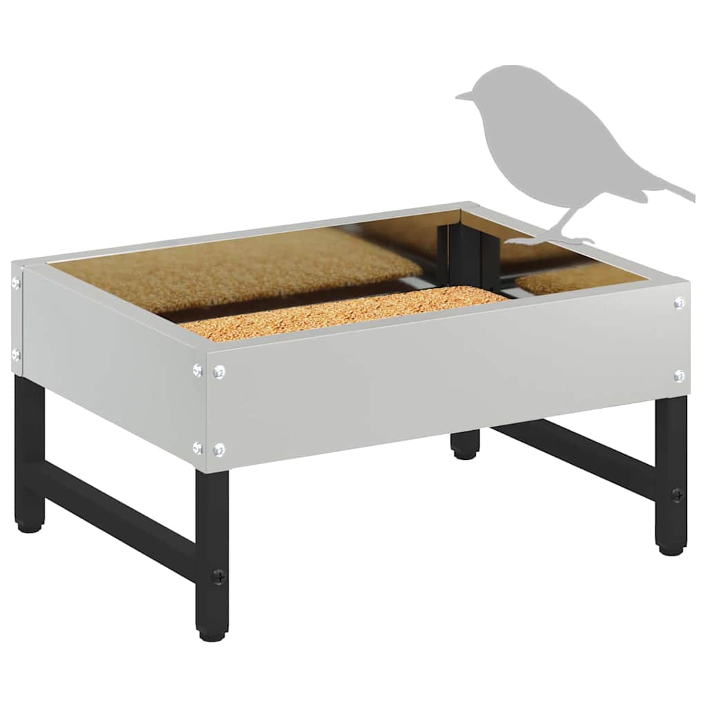 Mangiatore per Uccelli Argento 80 x 28 x 13.5 cm