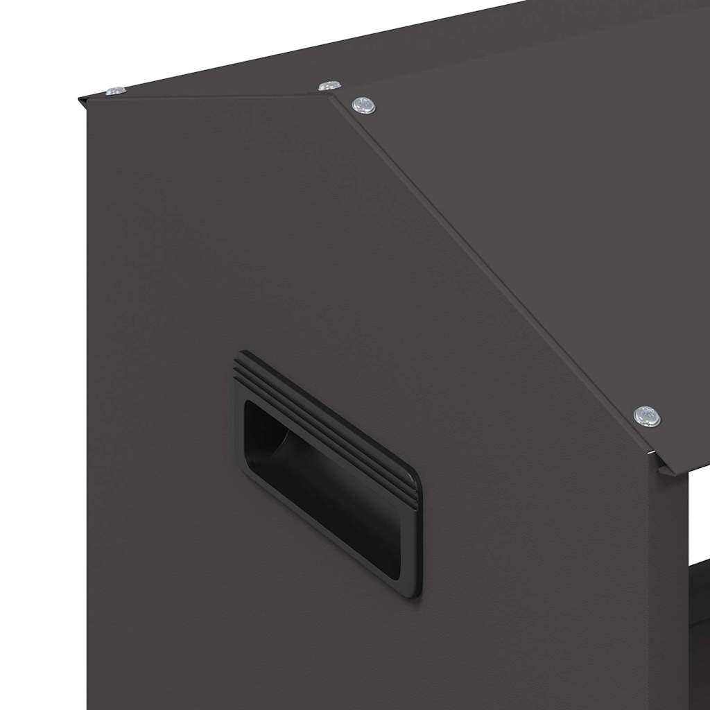 Abbeveratoio per bestiame Nero 79 x 35 x 62 cm