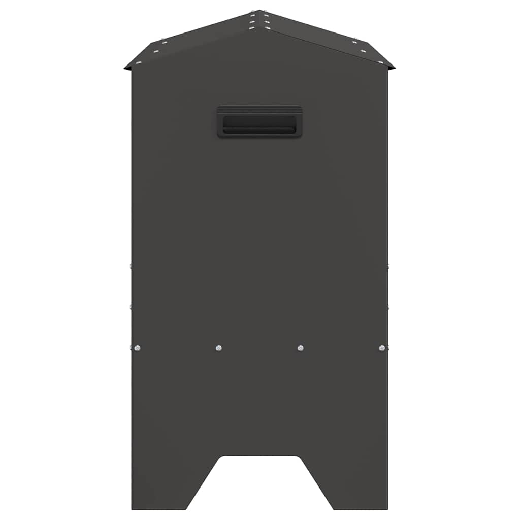 Abbeveratoio per bestiame Nero 79 x 35 x 62 cm