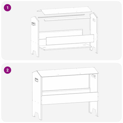 Abbeveratoio per bestiame Verde oliva 79 x 35 x 62 cm