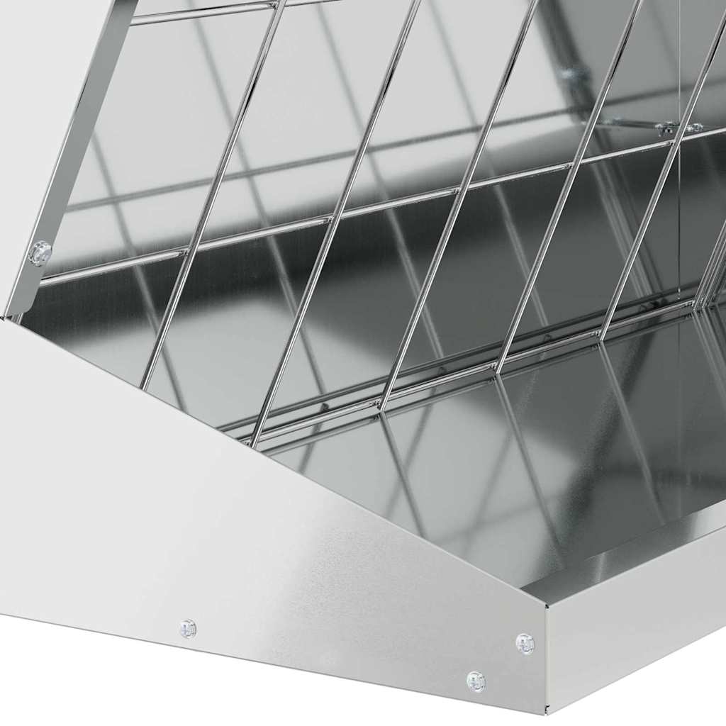 Nutriente per Fieno Argento 71 x 33 x 70 cm Acciaio zincato