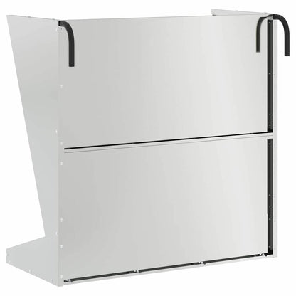 Nutriente per Fieno Argento 71 x 33 x 70 cm Acciaio zincato