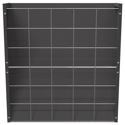 Mangiatore Appeso per Fieno Nero 61 x 33 x 66 cm