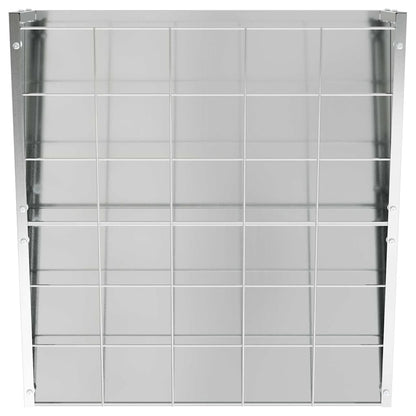 Mangiatore Appeso per Fieno Argento 61 x 33 x 66 cm