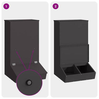 Nutriente per Maiali Nero 55 x 51 x 91.5 cm