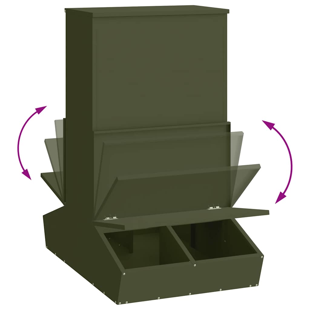 Nutriente per Maiali Verde oliva 82 x 51 x 91,5 cm | homemem39