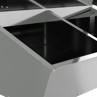 Nutriente per Maiali Argento 55 x 51 x 91.5 cm Acciaio zincato