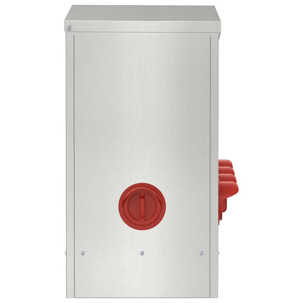 Feeder per pollo Argento 60.5 x 29 x 51 cm Acciaio zincato