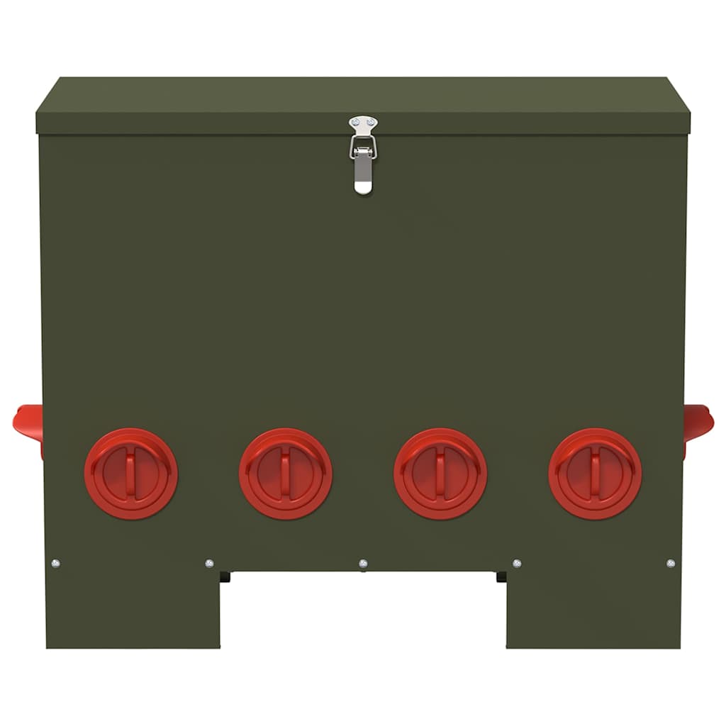 Feeder per pollo Verde oliva 60.5 x 29 x 51 cm
