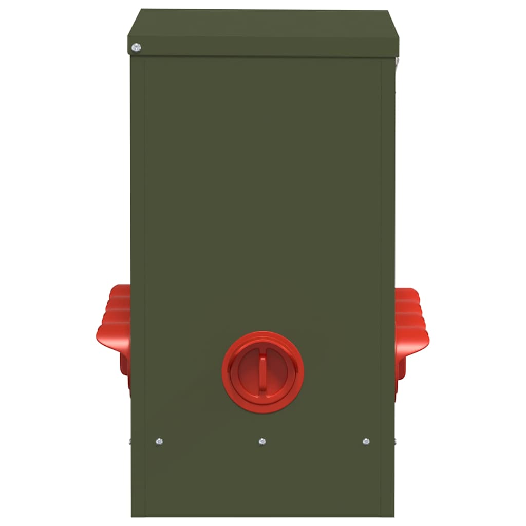 Feeder per pollo Verde oliva 60.5 x 29 x 51 cm
