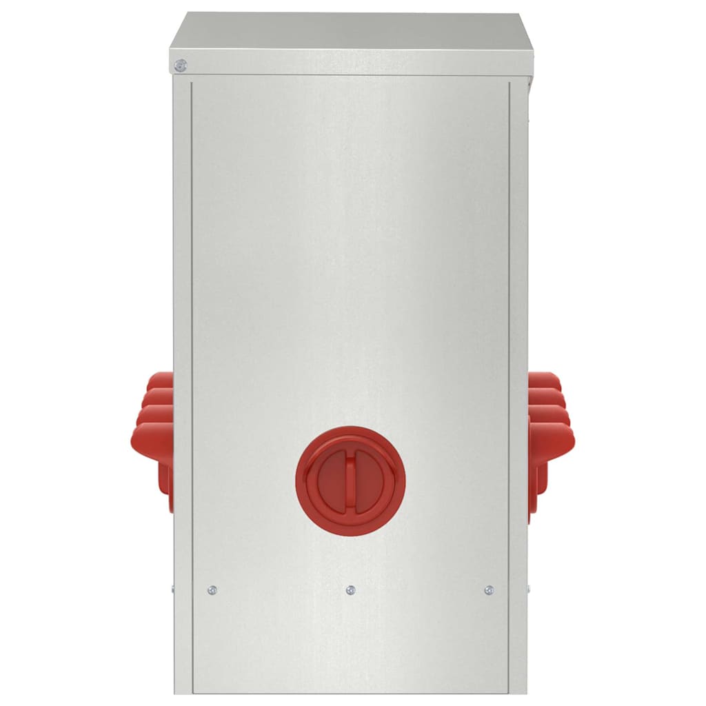 Feeder per pollo Argento 60.5 x 29 x 51 cm Acciaio zincato