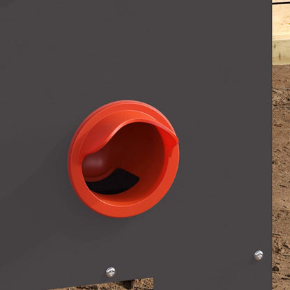 Feeder per pollo Nero 60.5 x 29 x 51 cm