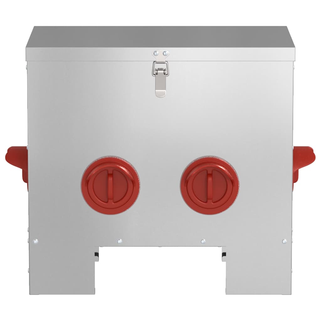 Feeder per pollo Argento 60.5 x 29 x 51 cm Acciaio zincato