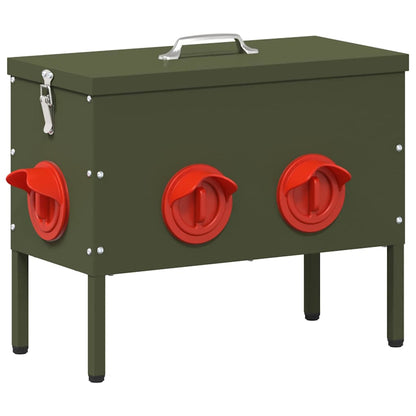 Feeder per pollo Verde oliva 41,5 x 20,5 x 33 cm