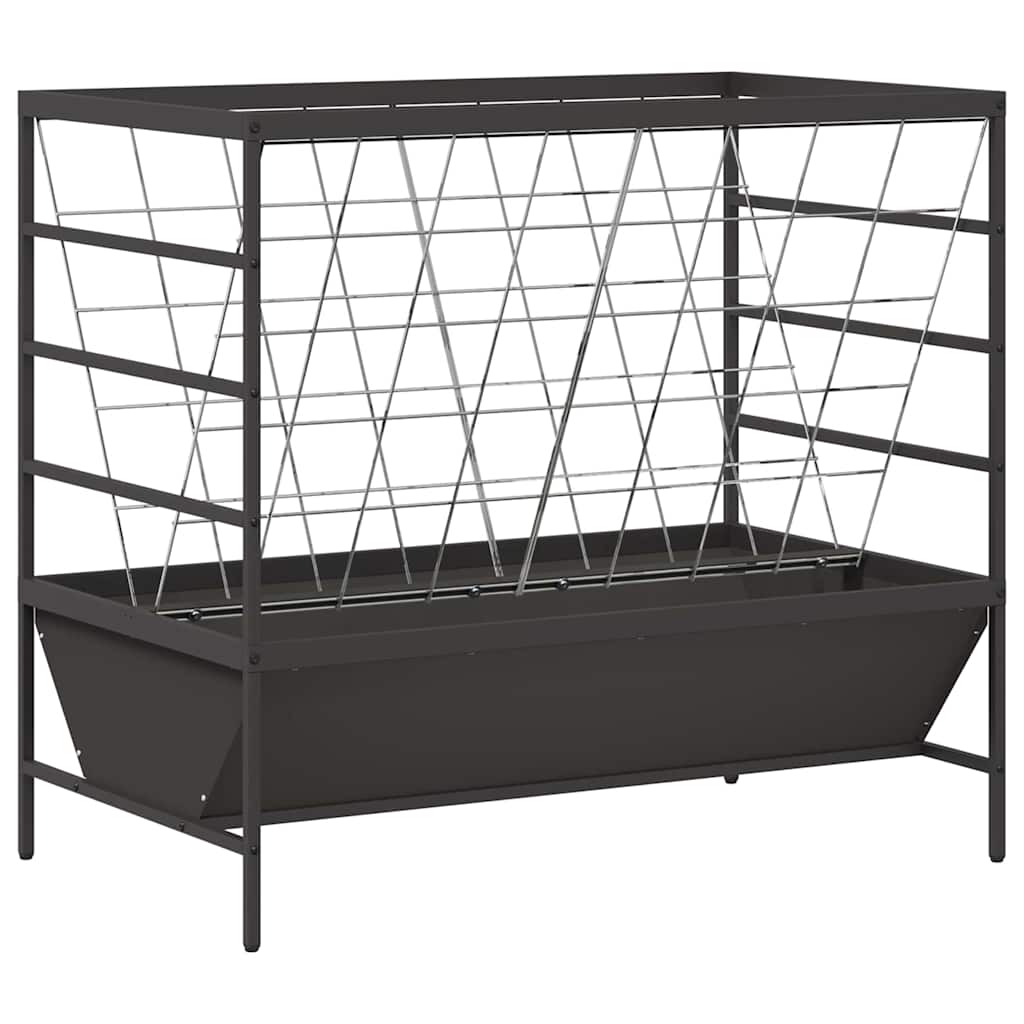 Mangiatore per Bestiame Nero 100 x 60 x 90 cm