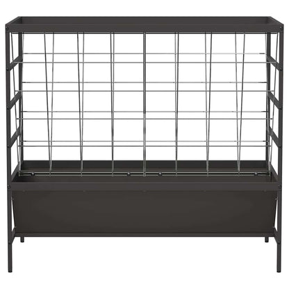 Mangiatore per Bestiame Nero 100 x 60 x 90 cm