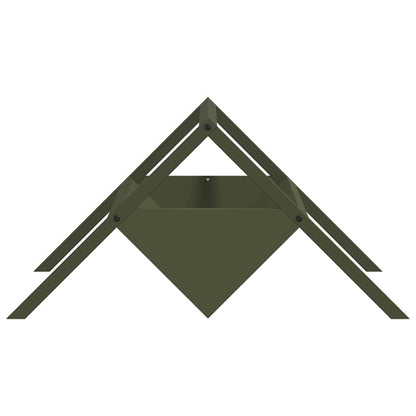 Abbeveratoio per bestiame Verde oliva 111 x 76 x 38 cm