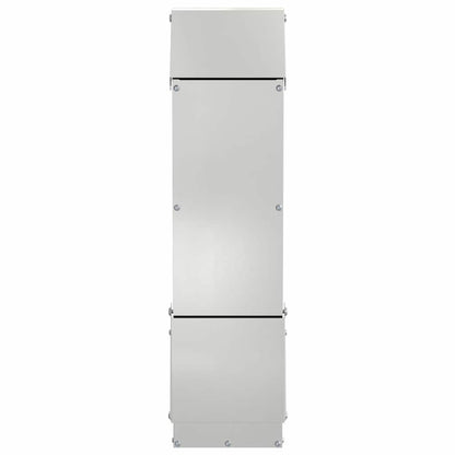 Feeder per pollo Argento 13 x 12 x 51 cm Acciaio zincato