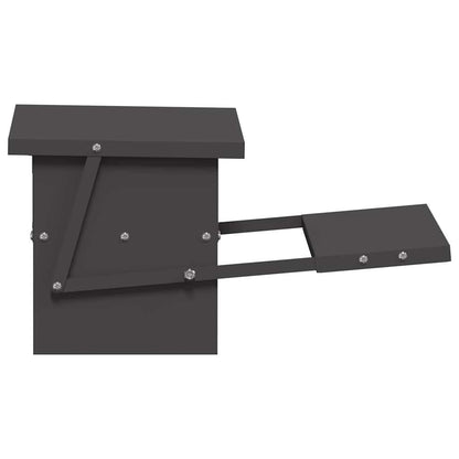 Mangiatore a Pedale per Pollo Nero 48,5 x 39,5 x 19 cm