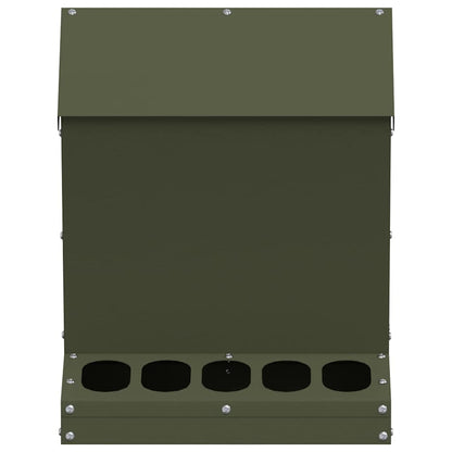 Feeder per pollo Verde oliva 30 x 30 x 39 cm