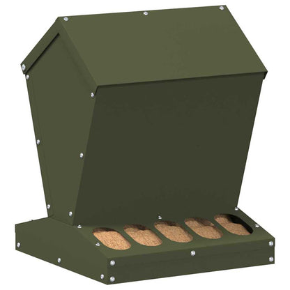 Feeder per pollo Verde oliva 30 x 30 x 39 cm