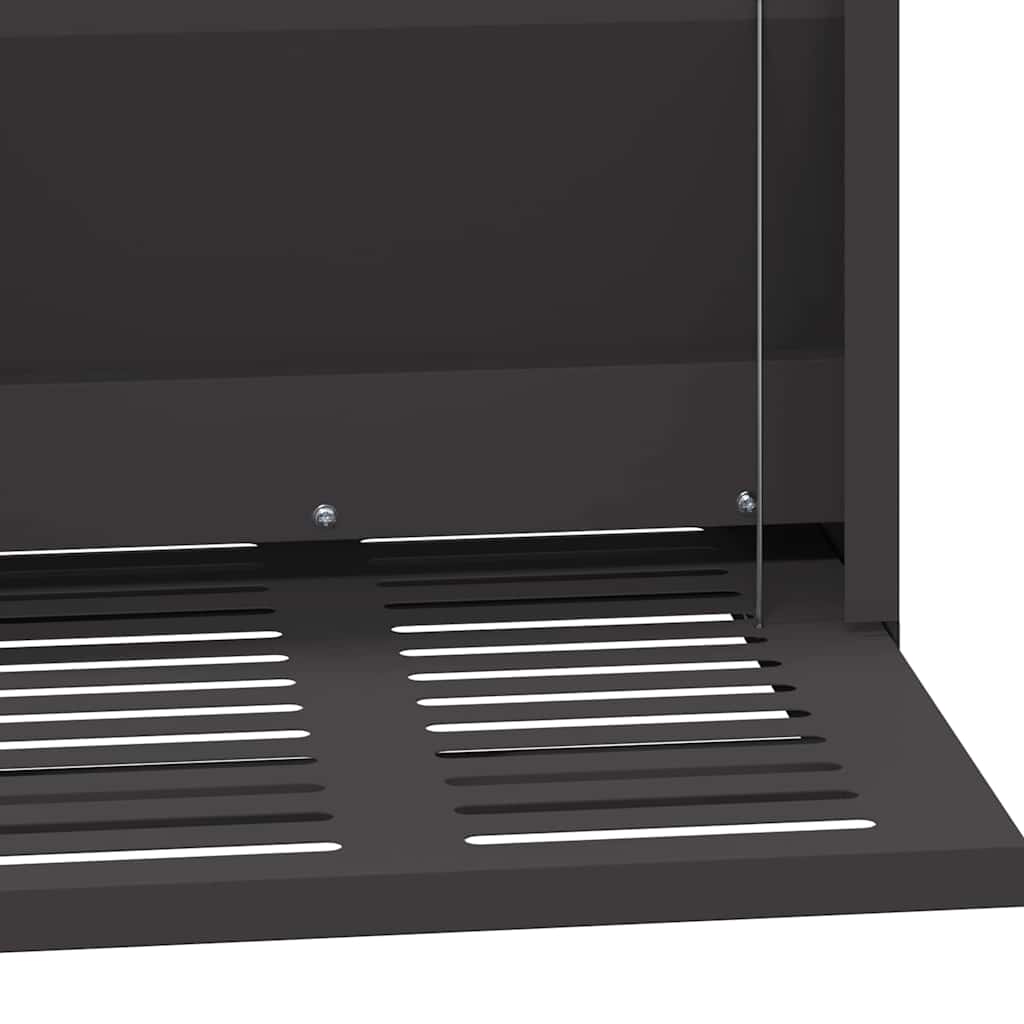 Mangiatore a Pedale per Pollo Nero 25 x 42 x 40 cm