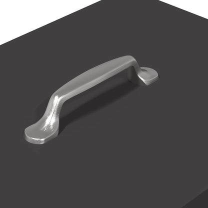 Mangiatore a Pedale per Pollo Nero 25 x 42 x 40 cm