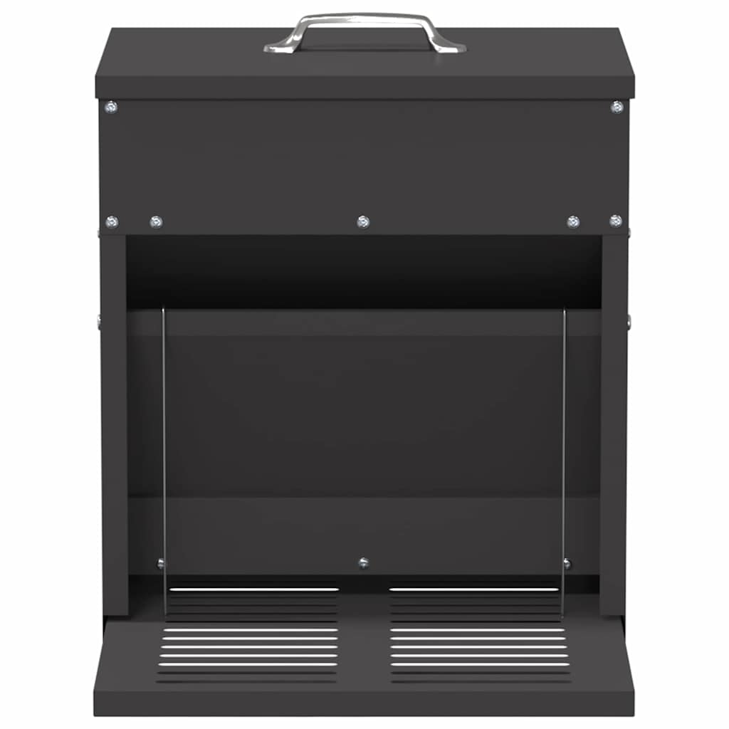 Mangiatore a Pedale per Pollo Nero 25 x 42 x 40 cm