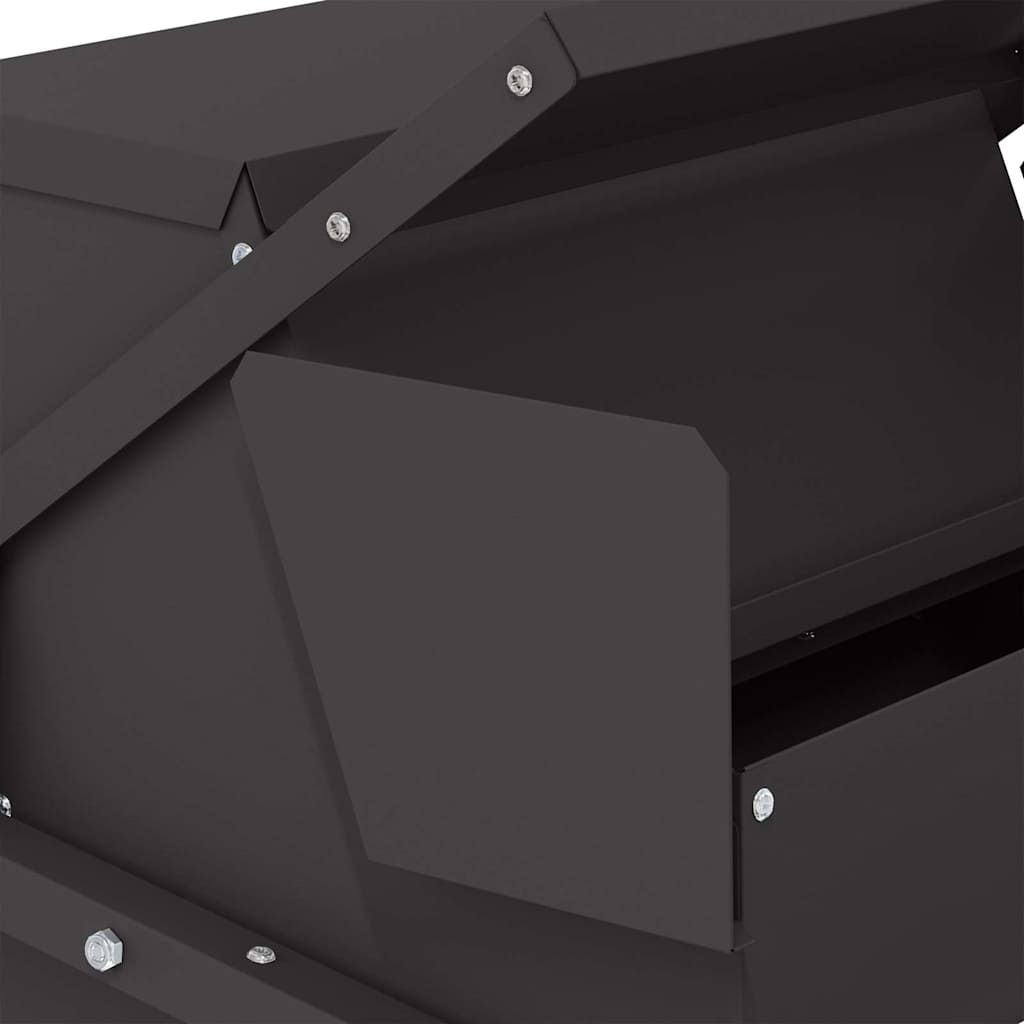 Mangiatore a Pedale per Pollo Nero 50 x 40 x 29 cm