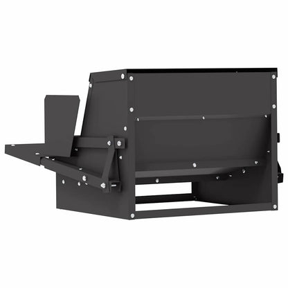 Mangiatore a Pedale per Pollo Nero 50 x 40 x 29 cm