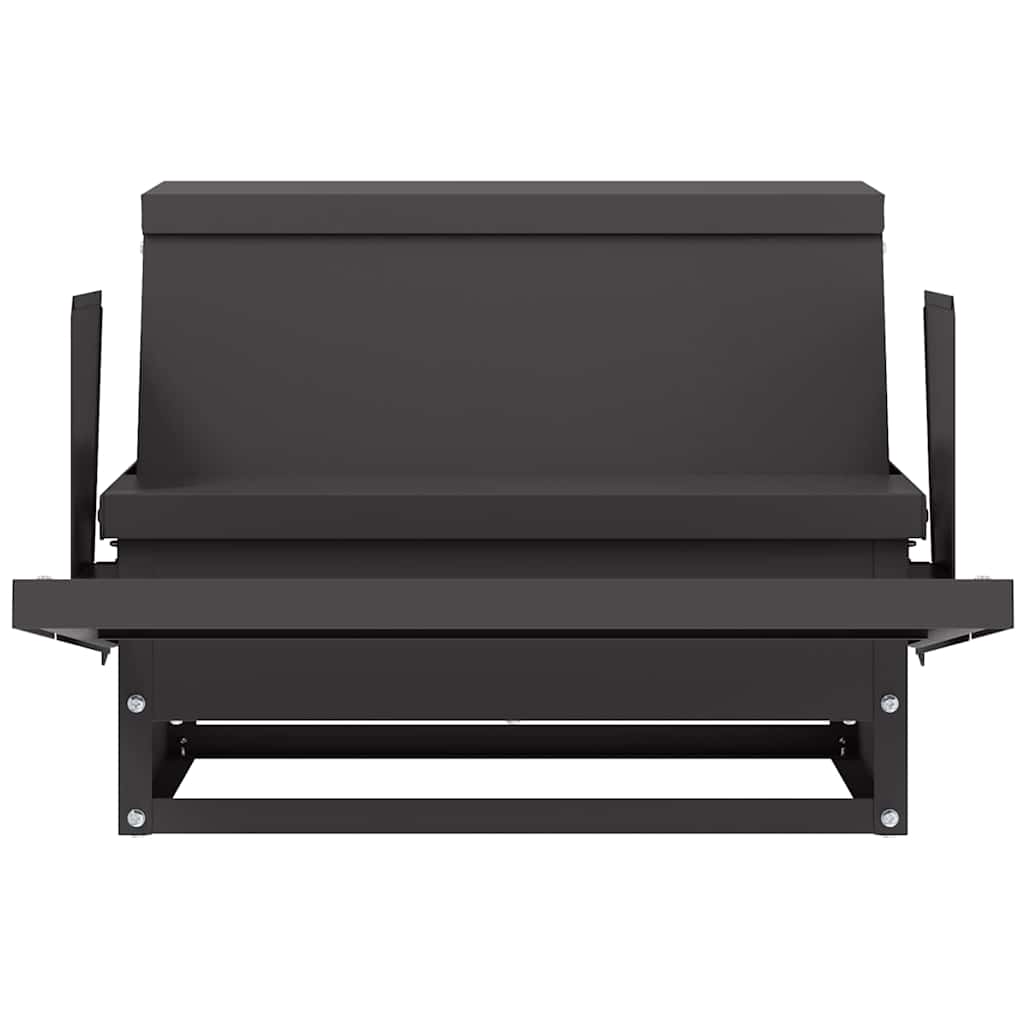 Mangiatore a Pedale per Pollo Nero 50 x 40 x 29 cm