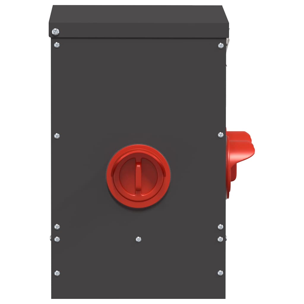 Feeder per pollo 2 pcs Nero 60.5 x 29 x 51 cm