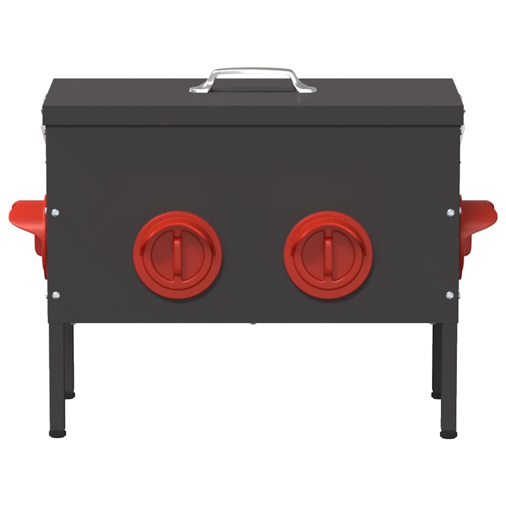 Feeder per pollo 2 pcs Nero 41,5 x 20,5 x 33 cm