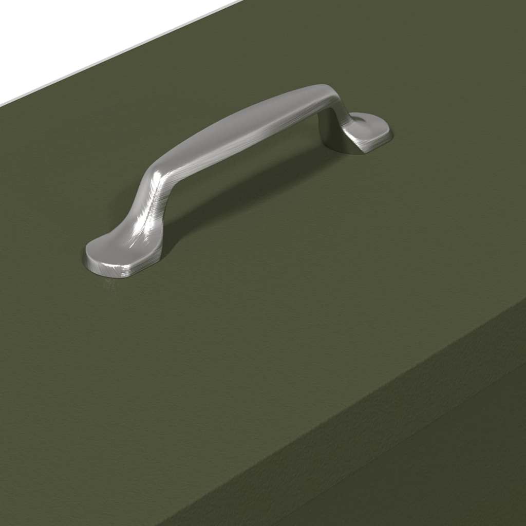 Feeder per pollo 2 pcs Verde oliva 41,5 x 20,5 x 33 cm