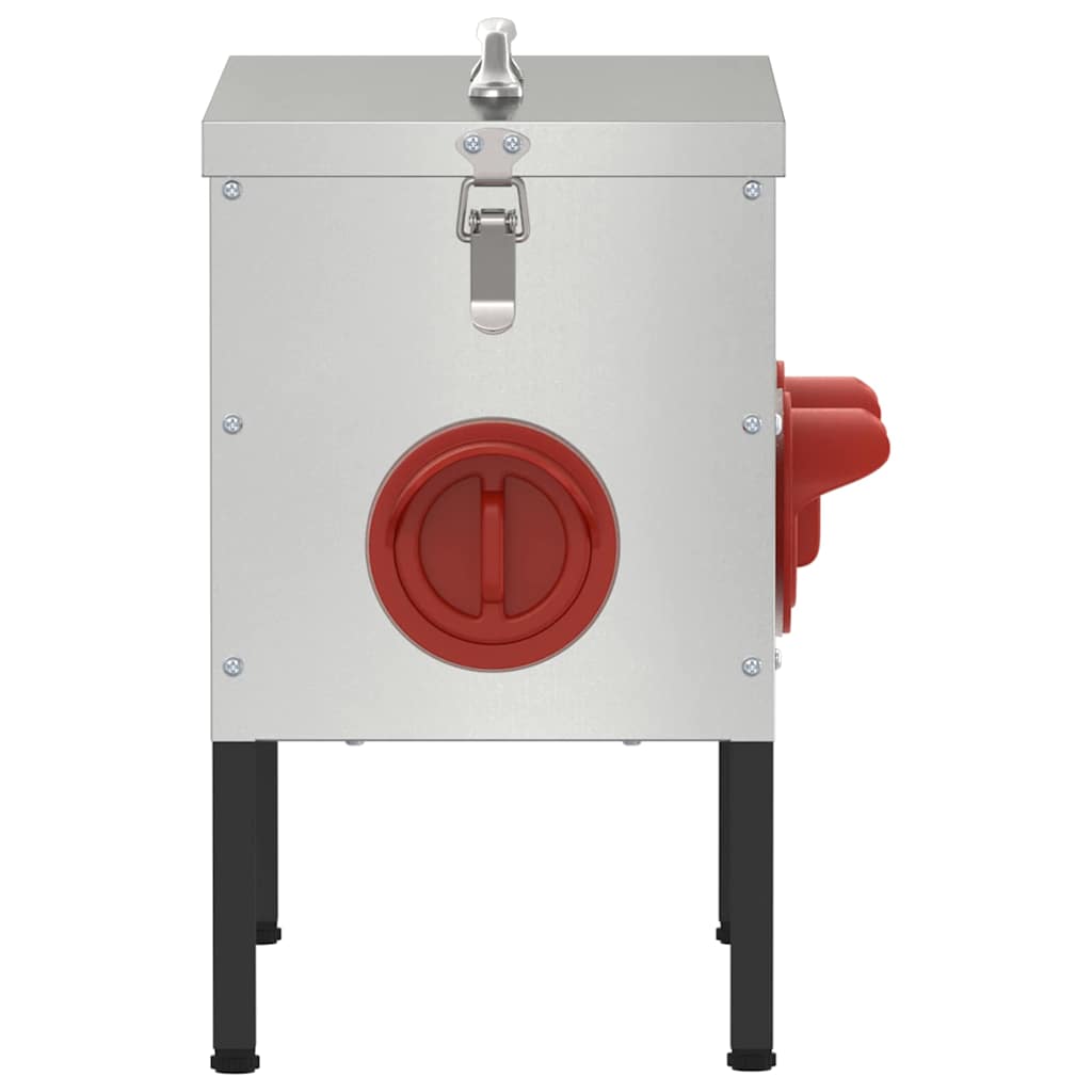 Feeder per pollo 2 pcs Argento 41,5 x 20,5 x 33 cm