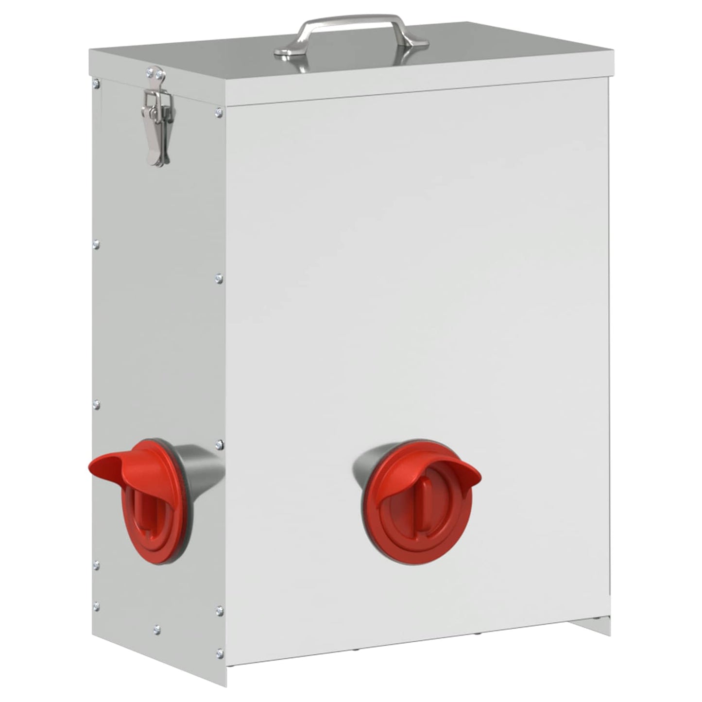 Feeder per pollo 2 pcs Argento 32,5 x 20,5 x 43 cm