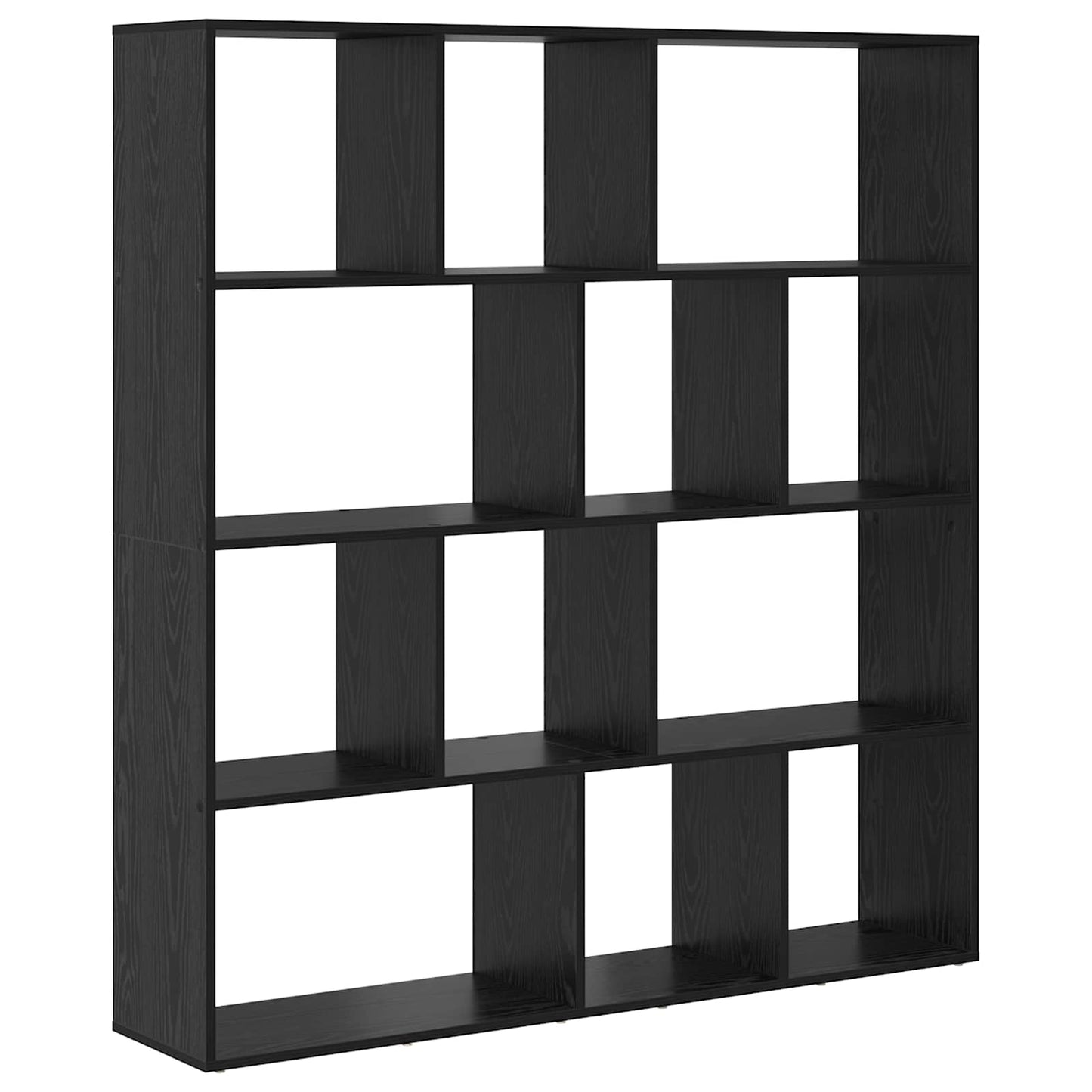 Armadio per Libri Rovere Nero 132 x 29 x 141,5 cm | homemem39