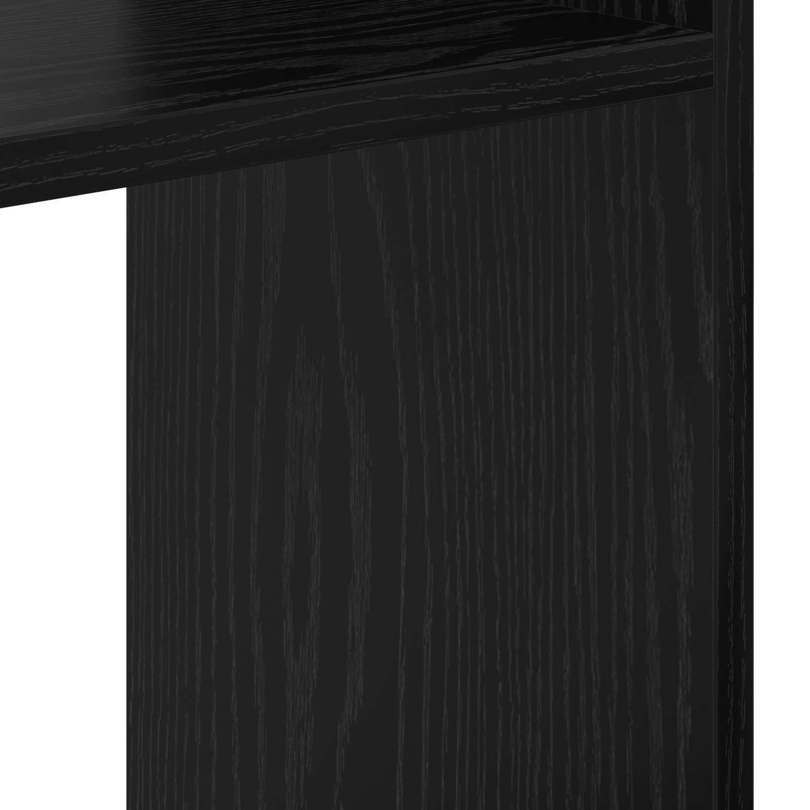Armadio per Libri Rovere Nero 92 x 29 x 188 cm | homemem39