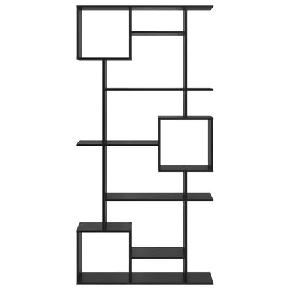 Armadio per Libri Rovere Nero 92 x 29 x 188 cm | homemem39