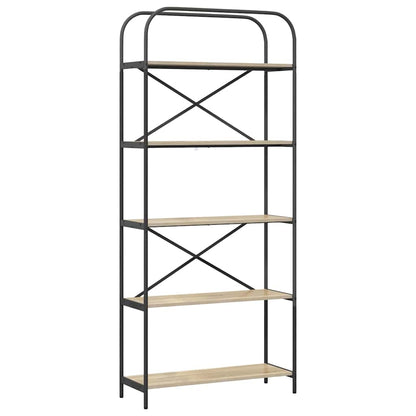 Libreria rovere sonoma 80 x 30 x 183 cm Legno multistrato