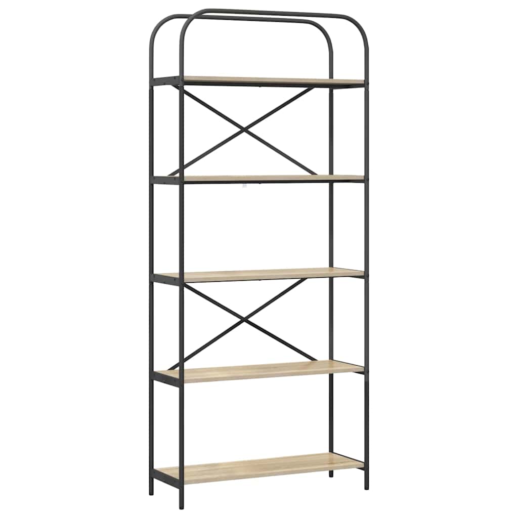 Libreria rovere sonoma 80 x 30 x 183 cm Legno multistrato