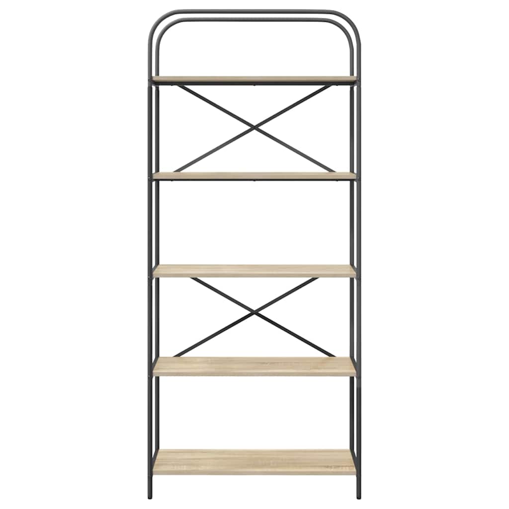 Libreria rovere sonoma 80 x 30 x 183 cm Legno multistrato