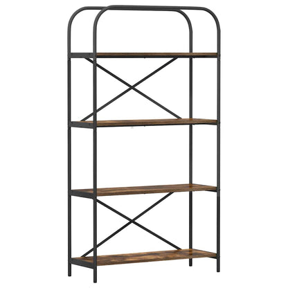 Libreria Rovere fumo 80 x 30 x 146 cm Legno multistrato