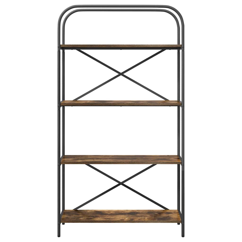 Libreria Rovere fumo 80 x 30 x 146 cm Legno multistrato