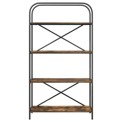 Libreria Rovere fumo 80 x 30 x 146 cm Legno multistrato