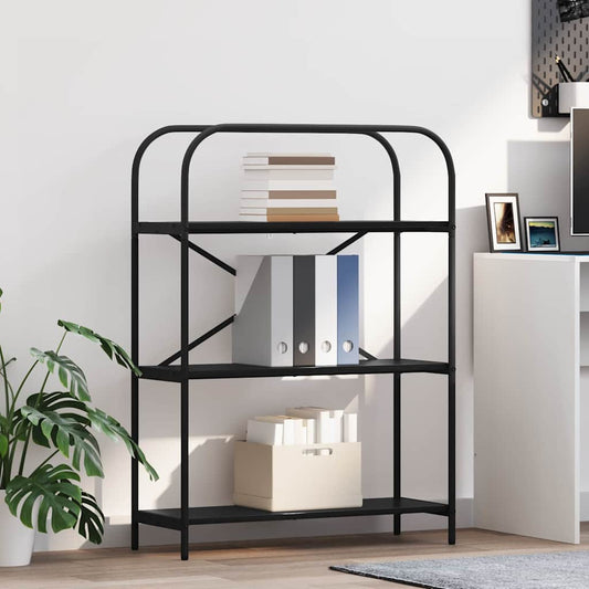 Libreria Rovere nero 80 x 30 x 109 cm Legno multistrato