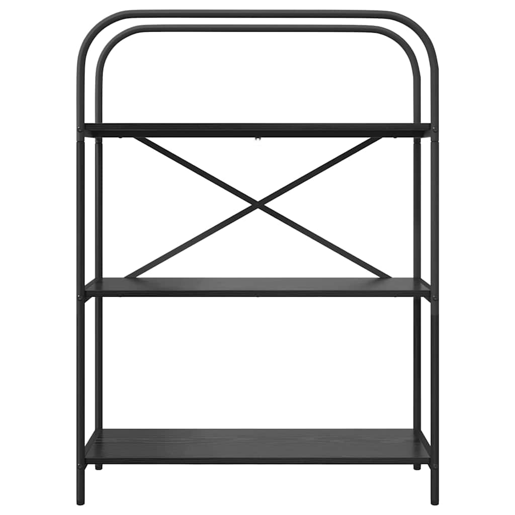 Libreria Rovere nero 80 x 30 x 109 cm Legno multistrato