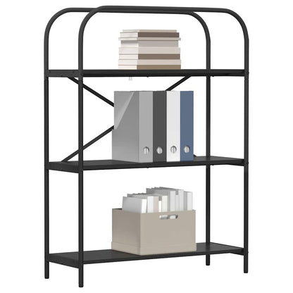 Libreria Rovere nero 80 x 30 x 109 cm Legno multistrato