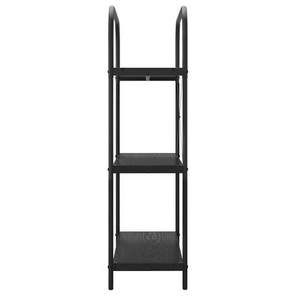 Libreria Rovere nero 80 x 30 x 109 cm Legno multistrato